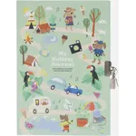 Tiger Tribe Lockable Diary My Holiday Journal