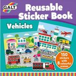 Galt Toys 1005107 Reusable Sticker Bookvehicles Multi