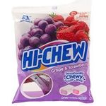 Hi-Chew Candy Bag 100g Grape Strawberry Flavor