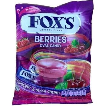 Fox's Crystal Clear Berries Oval Candy 125g
