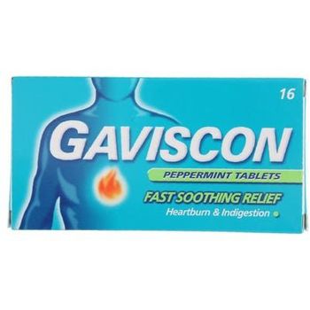 Gaviscon Peppermint Tablets 16pcs