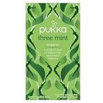 Pukka Three Mint Tea Organic Peppermint Spearmint And Fieldmint Tea 20 Tea Bags