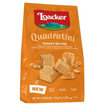 Loacker Quadratini Peanut Butter 125g