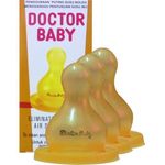 Doctor Baby Rubber Nipple 3 Pieces