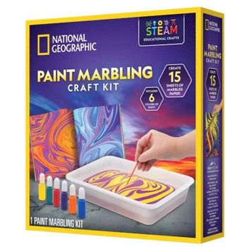 National Geographic Paint Marbling Craft Kit