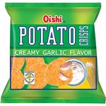 Oishi Potato Crisps Creamy Garlic Flavor 50g