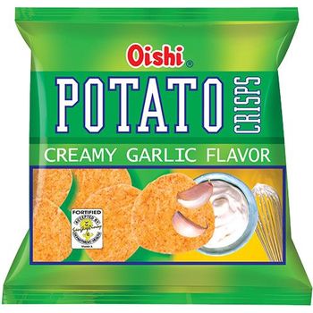 Oishi Potato Crisps Creamy Garlic Flavor 50g