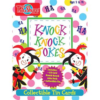 Bendon Publishing TS Shure Collectible Tin Card Game Knock Knock Jokes