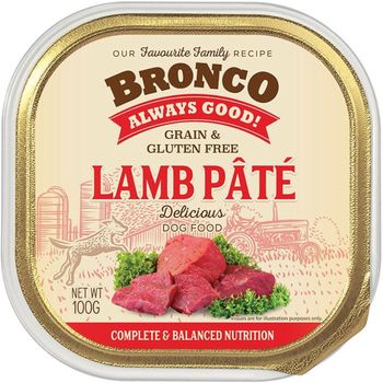 Bronco Lamb Pate Tray 100g
