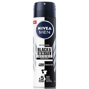 Nivea For Men Deo Spray Black And White 150ml