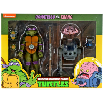 Neca Teenage Mutant Ninja Turtles Donatello And Krang Exclusive Action Figure 2-Pack