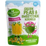 Kiwi Garden Baby Peas And Sweet Corn Kernels 14g