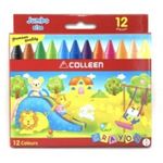 Colleen Jumbo Size Crayon 12 Colours 100g