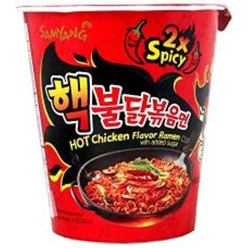 Samyang Hot Chicken Instant Ramen 2x Spicy Cup