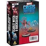 Atomic Mass Games Marvel Crisis Protocol Scarlet Witch And Quicksilver Character Pack Miniatures