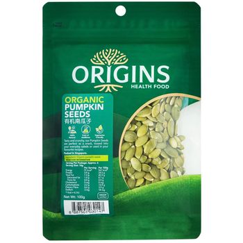 Origins Healthfood Organic Pumpkin Seed 100g