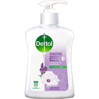 Dettol Antibacterial Hand Soapsensitive Lavender White Musk 250ml