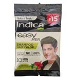 Indica Easy Men Shampoo Hair Color Natural Black 10ml