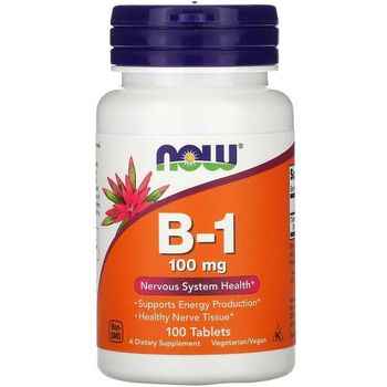 Now Foods - B-1 (Thiamine) 100mg (100 tablets)