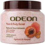 ODEON FACE & BODY SCRUB NATURAL NOURISHMENT APRICOT & ALMOND 300ML
