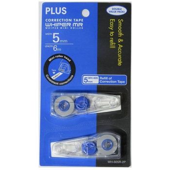 Plus Correction Tape Refill of Whiper Mr Whiper Mini Roller 5mm x 6m