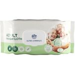Ultra Compact Adult Washcloth Wet Wipes 50pcs