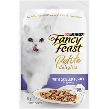 Fancy Feast Petite Delights Turkey In Gravy 50g