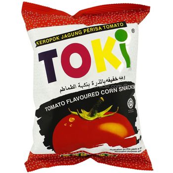 Toki Tomato Flavoured Corn Snack 60g