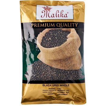 Malika Black Urid Whole 1kg
