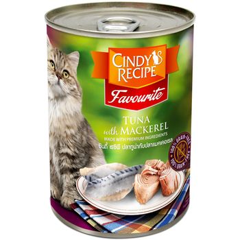 Cindy Recipe Adult Cat Tuna Mackerel Flavor 400g