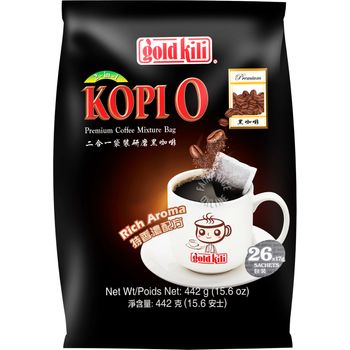 Gold Kili 2 In 1 Instant Premium Kopi O Sugar Added 510g