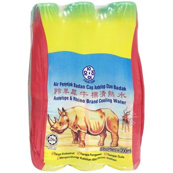 FOUR TENS ANTELOPE & RHINO COOLING WATER 6X200ML