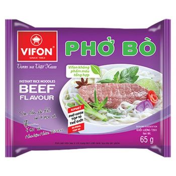 Vifon Pho Bo Beef Instant Rice Noodle 65g