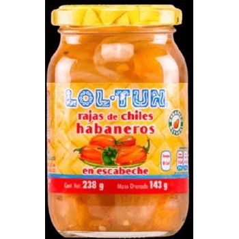 Loltun Habaneros Chili In Streifen 100g