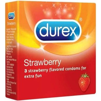 Durex Strawberry 3 Condoms