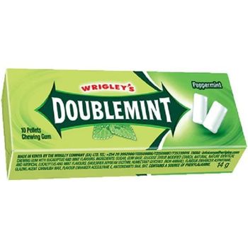Wrigley's DoubleMint 10 Pellets Chewing Gum 14.6g