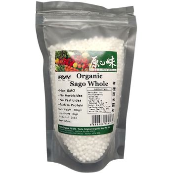 Taste Original Organic Sago Whole 300g