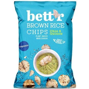 Bett'r Organic Rice Chips with Chia and Quinoa 60g