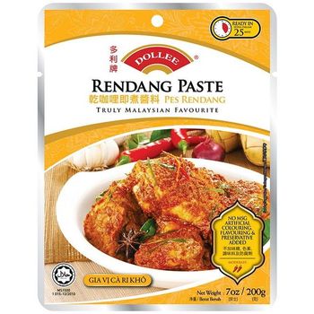 Dollee Rendang Paste Malaysian Favourite 200g