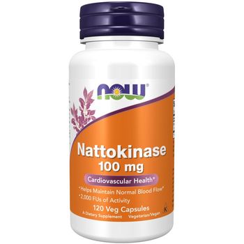 Now Foods Nattokinase 100mg 120 Capsules