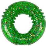 Kong Squeezz Confetti Ring Durable Squeaky Dog Chew And Fetch Toy For Medium Dogs Assorted Colors