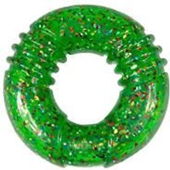 Kong Squeezz Confetti Ring Durable Squeaky Dog Chew And Fetch Toy For Medium Dogs Assorted Colors