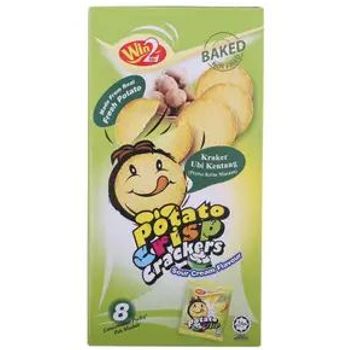 Win2 Potato Crisp Crackers Sour Cream Flavour 8 x 20g