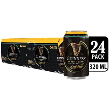 Guinness Can Beer Foreign Extra Stout 24 x 320ml