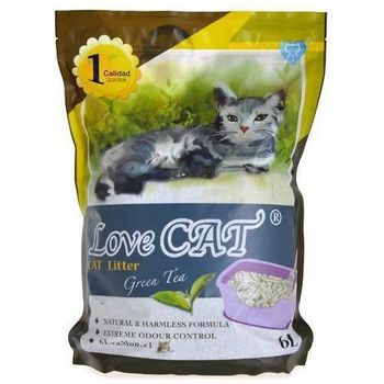 LoveCAT Korean Tofu Cat Litter Green Tea 6l