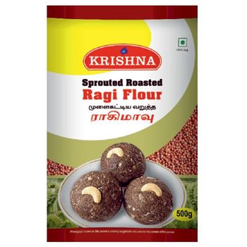 Krishna Sprouted Roasted Ragi Flour 500g