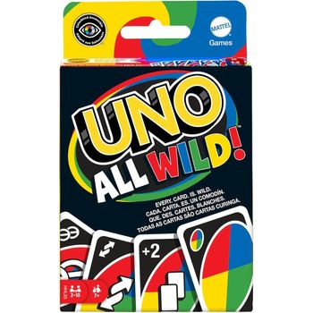 Mattel Uno All Wild Card Game