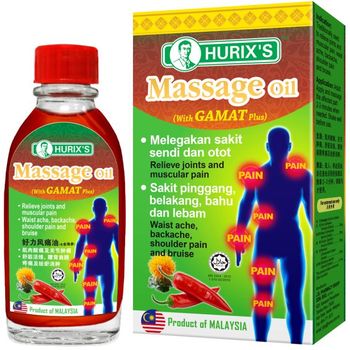 Hurix's Massage Oil Gamat Plus 21ml