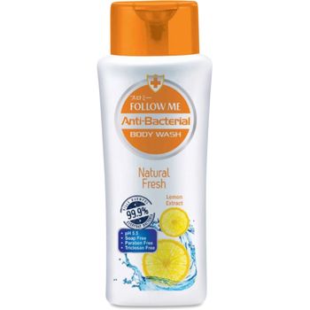 Follow Me Anti Bacterial Body Wash Natural Fresh 220ml