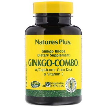 Natures Plus Gingko Combo 120mg 90 Vegetarian Capsules